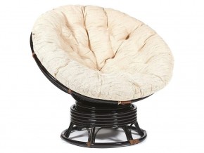 Кресло-качалка Papasan w 23/01 B с подушкой Antique brown, ткань Старт в Когалыме - kogalym.magazin-mebel74.ru | фото