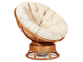 Кресло-качалка Papasan w 23/01 B с подушкой Cognac, ткань Старт в Когалыме - kogalym.magazin-mebel74.ru | фото