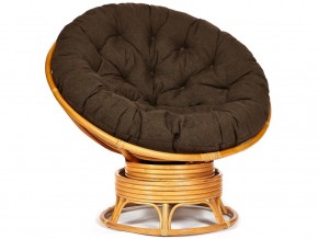 Кресло-качалка Papasan w 23/01 B с подушкой Honey, ткань Коричневый в Когалыме - kogalym.magazin-mebel74.ru | фото