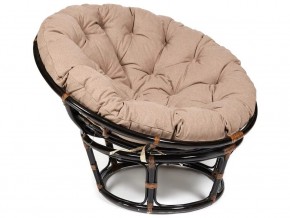 Кресло Papasan 23/01 W с подушкой Antique brown, экошерсть Коричневый в Когалыме - kogalym.magazin-mebel74.ru | фото