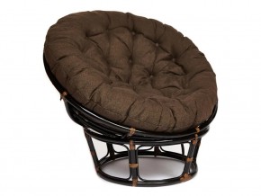 Кресло Papasan 23/01 W с подушкой Antique brown, ткань Коричневый в Когалыме - kogalym.magazin-mebel74.ru | фото