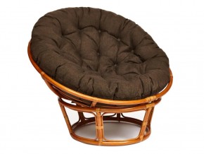 Кресло Papasan 23/01 W с подушкой Cognac, ткань Коричневый в Когалыме - kogalym.magazin-mebel74.ru | фото