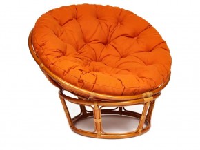 Кресло Papasan 23/01 W с подушкой Cognac, ткань Оранжевый в Когалыме - kogalym.magazin-mebel74.ru | фото