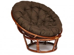 Кресло Papasan 23/01 W с подушкой Pecan, ткань Коричневый в Когалыме - kogalym.magazin-mebel74.ru | фото