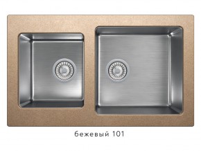 Мойка комбинированная Tolero twist TTS-840 Бежевый 101 в Когалыме - kogalym.magazin-mebel74.ru | фото