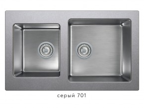 Мойка комбинированная Tolero twist TTS-840 Серый 701 в Когалыме - kogalym.magazin-mebel74.ru | фото