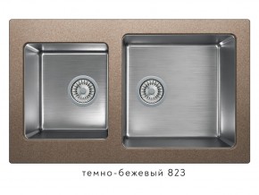 Мойка комбинированная Tolero twist TTS-840 Темно-бежевый 823 в Когалыме - kogalym.magazin-mebel74.ru | фото