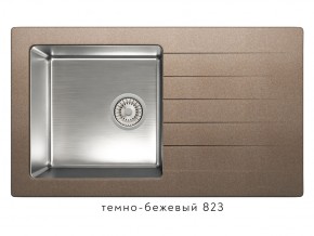 Мойка комбинированная Tolero twist TTS-860 Темно-бежевый 82 в Когалыме - kogalym.magazin-mebel74.ru | фото