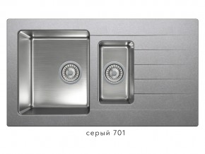 Мойка комбинированная Tolero twist TTS-890 Серый 701 в Когалыме - kogalym.magazin-mebel74.ru | фото