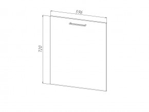 П 60 Комплект для посудомоечной машины 600 мм (цоколь + фасад) ЛДСП в Когалыме - kogalym.magazin-mebel74.ru | фото