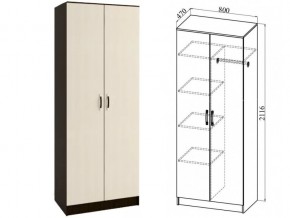 ШКР800.2 Шкаф 2х-створчатый комби в Когалыме - kogalym.magazin-mebel74.ru | фото