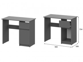 Стол письменный 900 Денвер Графит серый в Когалыме - kogalym.magazin-mebel74.ru | фото